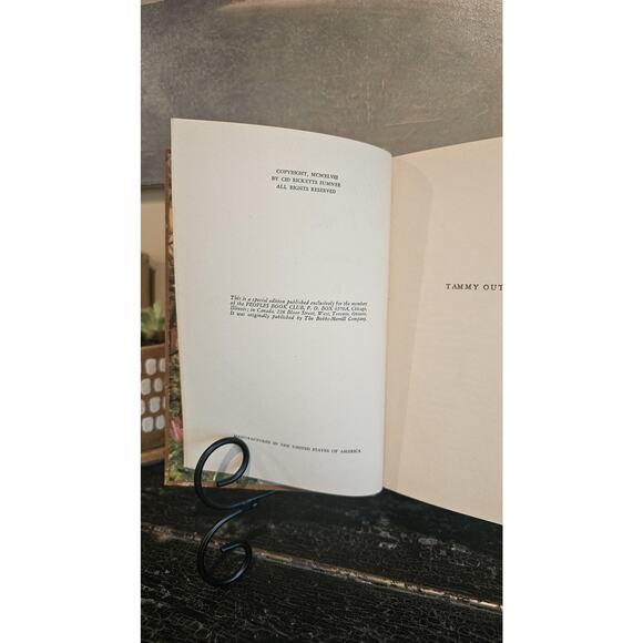 1948 Tammy Out Of Time People's Book Club Special Edition by Cid Ricketts Sumner - Picture 3 of 10